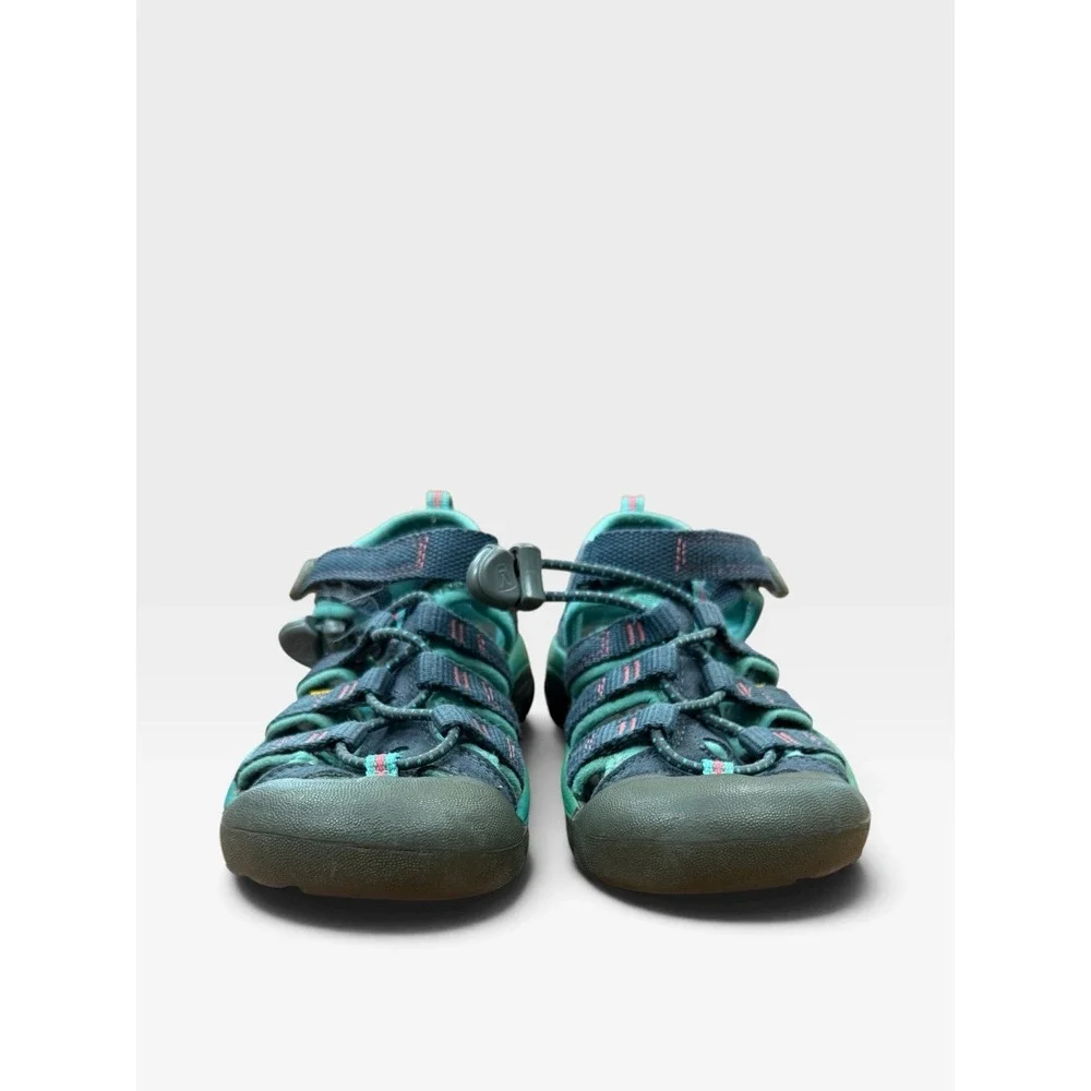 KEEN Newport H2 Kids Size 12 Teal Blue Pink Water Hiking Sport Sandals Washable